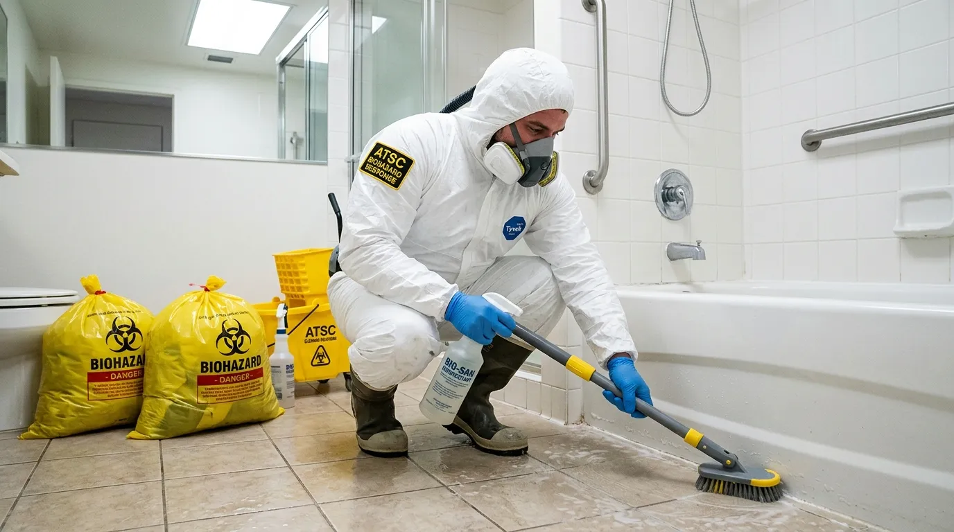 Decontamination equipment deployed for Blood Cleanup in Bowleys Quarters